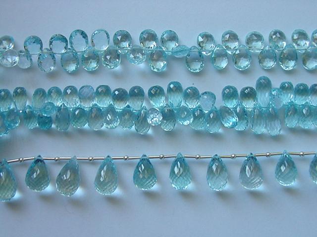 Blue Topaz Briolettes